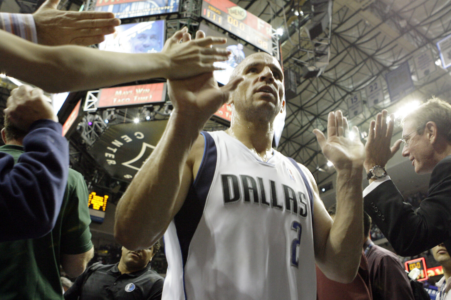 2008: Jason Kidd gets 100th triple-double of his career